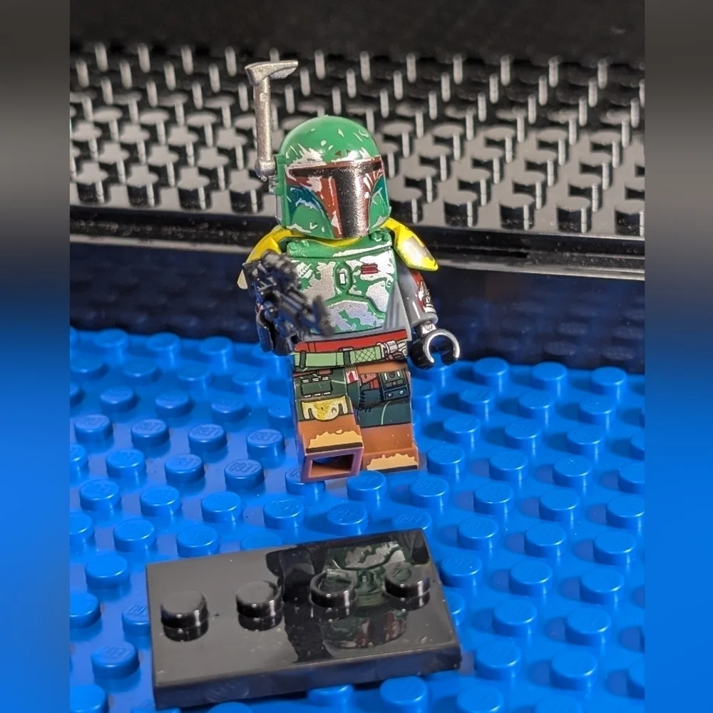 2 Minifigures- Star Wars Jango Fett Building Block Action Figure Clone Wars